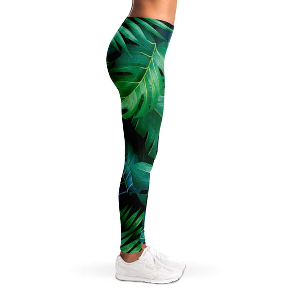 Palm Leaves Yoga Leggings