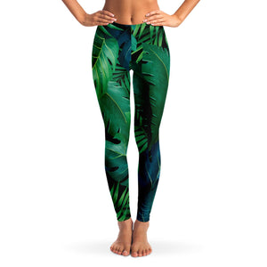 Palm Leaves Yoga Leggings