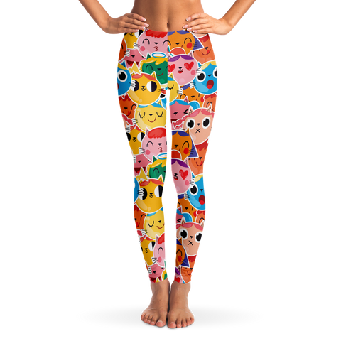 Cats Yoga Leggings